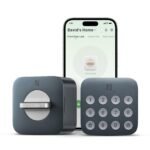 Anona Holo Wi-Fi Smart Lock with Keypad, Keyless Entry Deadbolt Door Lock with App Remote Control, AutoLock & Anomaly Detection, Non-Destructive Installation, Supports Alexa, Apple Home
