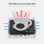 Beelink Mini S13 Mini PC,13th Gen Intel N150 (Up to 3.6GHz), Low Power Mini Computer with 16GB DDR4, 512GB SSD, 4K Dual Display, WiFi 6, BT 5.2, 1000Mbps LAN, Win 11 Home - Image 8