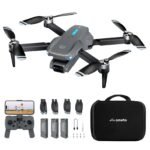 Ameta Drones with Camera for Adults 4k UHD, S20 Lite Brushless Motor FPV Foldable RC Drones for Adults Kids Beginners with 54 Mins Long Flight, Altitude Hold, Headless Mode, Circle Fly, 360° Flips