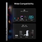 ARZOPA 17.3" Portable Monitor Gray, 1080P FHD 103% sRGB IPS Gaming Monitor Laptop Monitor with Built-in Kickstand HDMI USB C External Screen for PC Mac Phone Xbox PS5 - Z1C Plus - Image 7