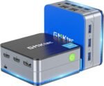 GMKtec Mini PC Intel N150(Turbo 3.6GHz) 12GB DDR5 512GB SSD Dual LAN, Desktop Mini Computer 4K Triple Display, WiFi6, BT5.2, Energy Efficient Nucbox G2 Plus