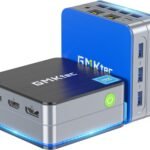 GMKtec Mini PC Intel N150(Turbo 3.6GHz) 12GB DDR5 512GB SSD Dual LAN, Desktop Mini Computer 4K Triple Display, WiFi6, BT5.2, Energy Efficient Nucbox G2 Plus
