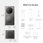 Aqara Video Doorbell G4 (Chime Included), 1080p FHD HomeKit Secure Video Doorbell Camera, Local Face Recognition and Automations, Wireless or Wired, Supports Apple Home, Alexa, Google, IFTTT, Gray - Image 8