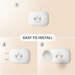 Petrichor Nest Thermostat Trim Kit - Compatible with Google Nest Thermostat 2020, Easy to Install - Snow - Image 6