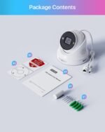 ZOSI 3K PoE Add-on Camera Outdoor Indoor,Person Vehicle Detection,Color Night Vision,Sound & Light Alarm,2 Way Audio,5MP Weatherproof Home Dome Security Camera,Only Compatible with ZOSI POE NVR - Image 8