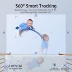 SYMYNELEC 5GHz Security Camera Indoor: 2K Baby Monitor with Phone App - Pet Camera with Speaker for Dog/Cat Owners - AI Motion Detection One-Touch Call Auto Tracking IR Night Vision TF/Cloud Storage - Image 9