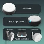 Aqara Presence Sensor FP2 Bracket Set, mmWave Radar Wired Motion Sensor, Zone Positioning, Multi-Person & Fall Detection, Supports HomeKit, Alexa, and Home Assistant, 2.4 GHz Wi-Fi Required - Image 7