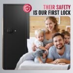 KAER 12-15 Gun Safe, Biometric Gun Safes, Gun Safe for Rifles and Pistols, Gun Cabinet, Gun Safes for Rifles,Gun safes for Home with Gun Racks and Removable Shelves - Image 6