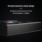 Jungle Leopard Lite 360 ARGB PC Reverse Case Fan - Integrated Aluminum Side Light Band, Dynamic ARGB Fisheye Design with 3 x 120mm ARGB&PWM Fans, No Software Required RPM Display(Black) - Image 4