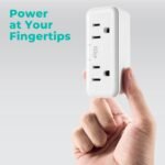 KMC Smart Plug Duo 4-Pack, 2-Outlet Wall Plug Extender, Smart Outlet Splitter for Smart Home, Compatible with Google & Alexa, No Hub Required, WiFi Outlet, White - Image 5