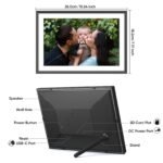 ARZOPA Frameo Digital Picture Frame 10.1 Inch Smart WiFi Digital Photo Frame 32GB with 1280x800 IPS Touch Screen, Auto-Rotate and Slideshow, Easy Setup to Share Photos Or Videos from Anywhere Anytime - Image 9