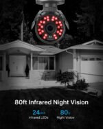 ZOSI 4PK 1920TVL 1080P Security Camera 3.6mm Lens 2MP CCTV Camera Home Security Day Night Waterproof Camera for 1080P/5MP/4K HD-TVI Analog DVR System - Image 3