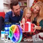 DAYBETTER Led Strip Lights 200 ft (2 Rolls of 100 ft) Ultra Long Smart Light Strips with App Voice Control Remote, RGB Music Sync Color Changing Lights for Bedroom, Kitchen, Party,Home Decoration - Image 2