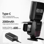 YONGNUO YN730 w/ RF603 II C1 Flash Kit, with 2000mAh Lithum Battery, GN60 2.4G Wireless with Standard Hot Shoe - Image 5