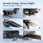 Ruko F11MINI Drone with Camera 4K, Under 249g, 60 Mins Flight with 2 batteries, 5GHz Transmission, GPS Auto Return, Brushless Motor, Foldable and Lightweight, FPV Quadcopter for Beginner, Adults - Image 5