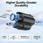 Unitek Tesla Supercharger to CCS Charger Adapter, Max 300W Fast Charge NACS DC to CCS1 Electric Vehicle Charging Adapter Compatible with Tesla Supercharger, Fit for Ford,Rivian,GM EVs - Image 6