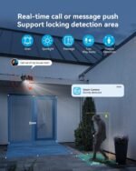 Jennov 4G LTE Cellular Solar Security Camera Wireless Outdoor, No WiFi Need Camera Home Security, 2K Color Night Vision, 360° PTZ, PIR Motion Detection, 2-Way Talk, IP65 Waterproof, Built-in SIM Card - Image 7