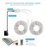 DAYBETTER Led Strip Lights Waterproof, 32.8ft(2 Rolls of 16.4ft) Led Tape Lights Color Changing 300 LEDs Light Strips Kit with 44 Keys Ir Remote Controller and 12v Power Supply for Indoor Outdoor Use - Image 3