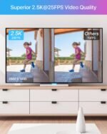 ZOSI 5MP 8CH PoE Security Camera System with Audio,H.265+ 5MP 8 Channel NVR with 2TB HDD,8pcs Weatherproof PoE IP Cameras Outdoor Indoor,Human Detection,100ft Night Vision,for Home 24-7 Recording - Image 7