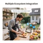 Aqara G100, 2K Indoor/Outdoor Security Camera, HomeKit Secure Video, 2-Way Audio, Spotlight Color/IR Night Vision, AI Detection, 140° FOV, Wi-Fi 6, Supports HomeKit, Alexa, Google and IFTTT, White - Image 8