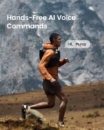 mojawa Purra Run Bone Conduction Sport Headphones, Open-Ear Bluetooth Headphones with Mic, IP67 Waterproof, Deep Bass, Voice Control, Secure Fit for Running, Cycling, and Workouts (Black) - Image 5