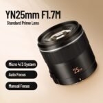 Yongnuo YN25mm F1.7M Auto Focus Standard Prime Lens, Mirrorless Micro Four Thirds, Compatible with Olympus and Panasonic Cameras Black - Image 2
