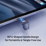 ARZOPA USB C to Type C Cable 100W PD Fast Charging & 10Gbps Data, USB 3.1 Gen 2 Type C Cable, 3.3ft Nylon Braided Right Angle for iPhone 16/15, MacBook, iPad Pro, Galaxy S24/S23, Thunderbolt 3 - Image 2