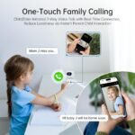 SYMYNELEC 5GHz Security Camera Indoor: 2K Baby Monitor with Phone App - Pet Camera with Speaker for Dog/Cat Owners - AI Motion Detection One-Touch Call Auto Tracking IR Night Vision TF/Cloud Storage - Image 4