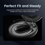 Mojawa HaptiFit Terra Open Ear Bluetooth Bone Conduction Headphones, Headphone Storage Bag and Extra Charging Cable, Waterproof Wireless Earphones with Mic and 32GB MP3, for Workouts, Swimming and Run - Image 7