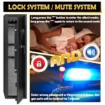 KAER 4-5 Gun Safes,Gun Safe for Rifles and Pistols,Shotgun Rifle Safe,Gun Safes for Rifle and Shotguns,Long Gun Cabinets with Fingerprint/Digital Keypad/Removable Shelf for Rifles Safes - Image 5