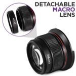 Altura Photo 58MM 0.35x Fisheye Wide Angle Lens (w/Macro Portion) for DSLR Cameras EOS Rebel 70D 77D 80D 90D T8i T7 T7i T6i T6s T6 T5i T5 T4i T3i T100 SL1 SL2 SL3 - Image 6