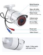 ZOSI 4PACK 1920TVL 1080P HD TVI Security Cameras 120ft Night Vision CCTV Cameras Home Security Day/Night Waterproof Camera for 720P,1080P,5MP,4K HD-TVI Analog DVR Systems - Image 8