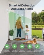 Anona Lucio 2.5K Security Camera Outdoor Battery Wireless with Solar Powered, Color Night Vision & 138° FOV, Multi-Object Detection, No Hub Needed, Two-Way Audio, IP67, 3 Pack - Image 6