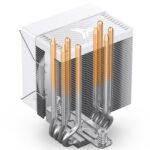 JONSBO CR1400 EVO ARGB White CPU Cooler,ARGB Mute Series air Cooling, CPU Fan Height 130mm,92mm Fan Mini CPU Cooler,4 Copper Heat Pipes Air heatsink Tower Radiator, for AM5/AM4 Intel LGA1851/1700 - Image 7