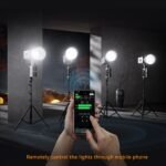 YONGNUO YNLUX200 200W LED Video Light, Handheld Continuous Output Lighting, with Bowens Mount, 2700-6500K Bi-Color, CRI96+ 2.4G Wireless Remote, for Portrait Wedding Outdoor Shooting YouTube Videos - Image 6