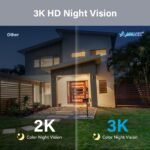 Anakk Solar Security Camera Wireless Outdoor, Solar-Powered 4MP 1-Cam, Compatible with A32 System, Color Night Vision,Motion Detection,24/7 Recording - Image 4