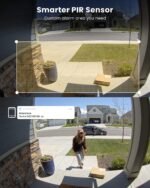 ieGeek Security Camera Outdoor, 2K Wireless WiFi 360°PTZ Camera, Solar Battery Powered Surveillance Camera with Spotlight/Siren/Motion Detection/3MP Color Night Vision,Compatible with Alexa - Image 8