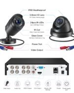 ZOSI 3K Lite 8CH Home Security Camera System Outdoor,8Channel CCTV DVR,8pcs 1080p Weatherproof Surveillance Bullet Dome Cameras,Night Vision,AI Human/Vehicle Detection,Remote Access(No Hard Drive) - Image 8
