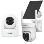 Vicohome 2K AI Solar Security Camera Wireless Outdoor and 5G Wi-Fi Indoor Camera,Battery Powered Cam, Color Night Vision,Two Way Audio, Motion Detection, Easy to Setup,Audible Flashlight Siren 180 Day