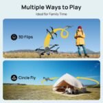 Ameta Drones with Camera for Adults 4k UHD, S20 Lite Brushless Motor FPV Foldable RC Drones for Adults Kids Beginners with 54 Mins Long Flight, Altitude Hold, Headless Mode, Circle Fly, 360° Flips - Image 6