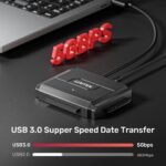 Unitek SATA/IDE to USB 3.0 Adapter, IDE Hard Drive Adapter Kit Recovery Converter for Universal 2.5"/3.5" Inch IDE and SATA External HDD/SSD, Support 10TB - Image 4