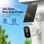 SYMYNELEC Solar Security Cameras Wireless Outdoor 2K + 2PCS 256GB TF Card - Image 4
