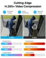 ZOSI 3K Lite 16CH Security Camera System Outdoor with 4TB HDD,AI Human/Vehicle Detection,H.265+ 16Channel 1080P CCTV DVR with 16PCS 1920TVL Surveillance Cameras,Night Vision,for 24/7 Recording - Image 7