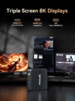 GMKtec M6 Ultra Gaming Mini PC Ryzen 7640HS (Upgraded 6600H/ 6800U), 32GB RAM DDR5 1TB SSD Dual NIC LAN 2.5GbE Desktop Computers Office Home, Triple 4K Display, WiFi 6, USB4, BT 5.2, DP, HDMI 2.0 - Image 8