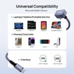 ARZOPA USB C to Type C Cable 100W PD Fast Charging & 10Gbps Data, USB 3.1 Gen 2 Type C Cable, 3.3ft Nylon Braided Right Angle for iPhone 16/15, MacBook, iPad Pro, Galaxy S24/S23, Thunderbolt 3 - Image 7