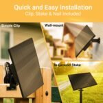 DAYBETTER 50ft Solar String Lights Outdoor Waterproof with with 5W Panel 25 Bulbs 2700K Warm White,Solar Powered Weather Resistant for Patio, Garden, Yard, Pathway No Outlet Needed for Homeowners - Image 2