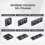 JONSBO ZA-360B PC Case Fan,All(3)-in-One,Single Frame Unit with 3x120mm ARGB Fans,PWM, Silent with 4-Sides Infinity Mirror Fan 2400RPM,28mm Thick,Multiple Led Beads, Installation Ref to Tips - Image 3