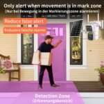 Luovisee Cameras for Home Security with Dual Lens,2.4G/5G WiFi Outdoor Camera Wireless Solar Powered,PIR Alarm,Color Night Vision,2-Way Audio,Cloud/SD Storage,No Month Fee(2 Pack) - Image 5