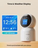 ZOSI 4MP Smart WiFi Security Camera,360° Pan/Tilt, 2-Way Video Calling, Human Detection, Night Vision,Plug in 2.4G/5G Dual-Band Home Cam, Cloud/Memory Card Storage, Indoor Elderly/Baby/Pet Monitor - Image 3