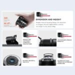 YONGNUO YN11MM F1.8S Lens w/Remote Controller, 11mm F1.8 Large Aperture Fixed Prime Lens for Sony, Auto Focus APS-C Frame, Ultra Wide Angle Lens for E Mount Mirrorless Cameras - Image 7